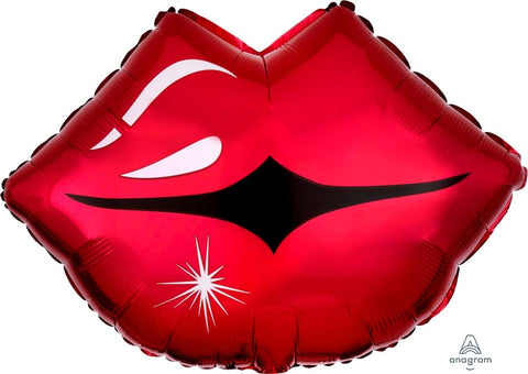 Foil Balloon 17" - Kissy Lips