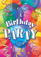Invites - Happy Birthday Invitation Pk 8