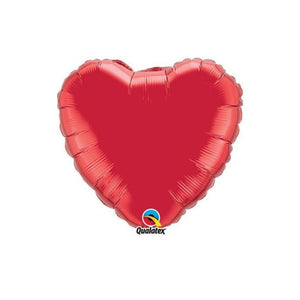 Foil Balloon 9" - Ruby Red Heart
