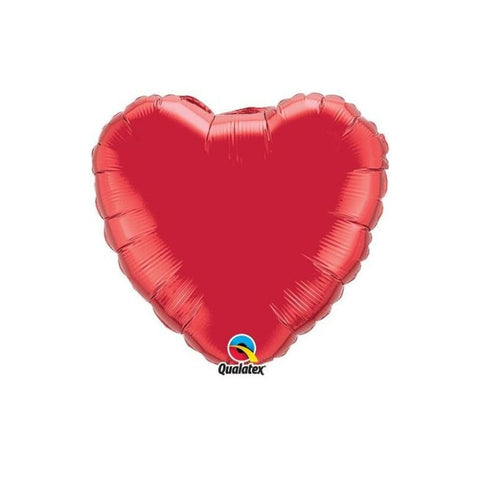 Foil Balloon 4" - Ruby Red Heart