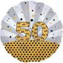 Foil Balloon 18" - Dazzeloon 50th Birthday