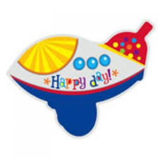 Foil Balloon Supershape - Happy Birthday Airplane 3D