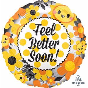 Foil Balloon 18" - Feel Better Soon Happy