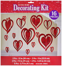 Heart Decoration - 3D Foil Heart Decoration Kit