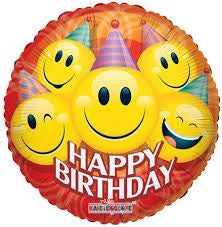 Foil Balloon 18" - Party Smiles Birthday