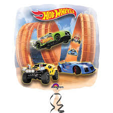 Foil Balloon Supershape - Hot Wheels Racers