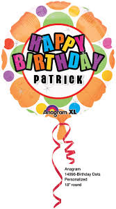 Foil Balloon 18"- Happy B'day Personalize