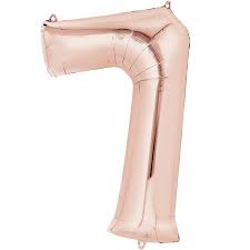 Foil Balloon Megaloon - 7 Rose Gold