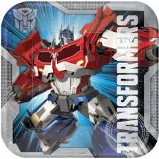 Paper Plates - Transformers Core 9" Square