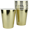 Gold Foil Cups 8pk