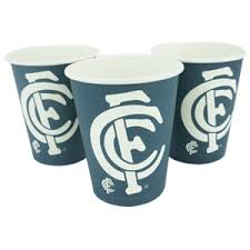 Cups - AFL Carlton party cups pk6