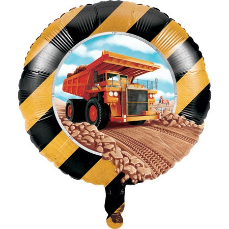 Foil Balloon 18" - Yellow Truck