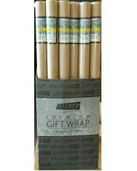 Wrapping Paper - Brown Kraft Premium 760mm x 4.0m 80g