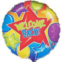 Foil Balloon 18" - Festive Welcome Back