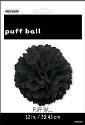 Puff Ball Pom Pom - Black 30cm