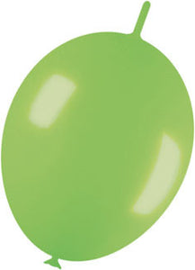 Link O Loon 12" Balloons - Metallic Lime Green Pk 16