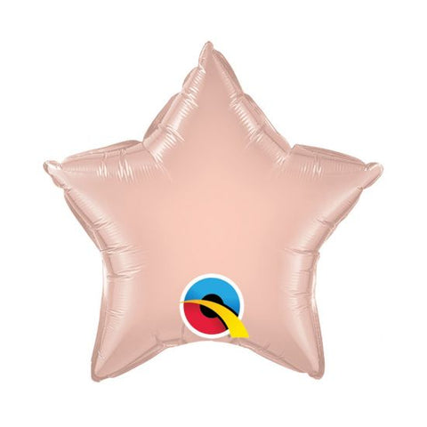 Foil Balloon 20" - Solid Colour Star 20''  Rose Gold
