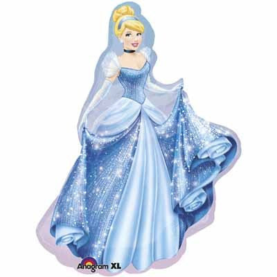 Foil Balloon Supershape - Disney Princess Cinderella Dress