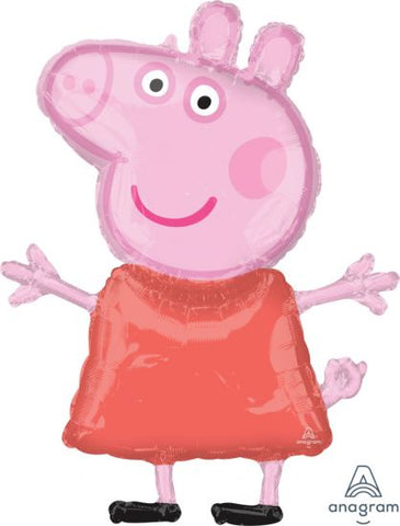 Foil Balloon Supershape - Peppa Pig Pink