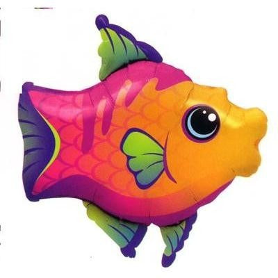 Foil Balloon Supershape - Fanciful Fish