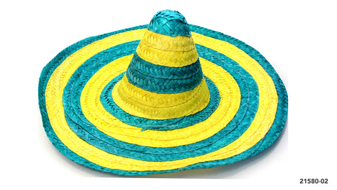 Hats - Mexican Hat Green & Yellow (L)