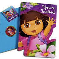 Invites - Dora the Explorer Flower Adventure Invitations