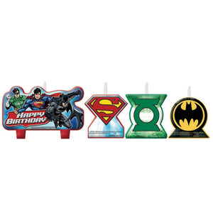 Birthday Candle Set - Justice League
