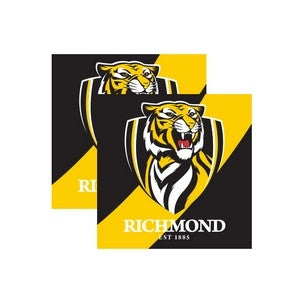 Lunch Napkins - AFL Richmond Tigers Pk 16