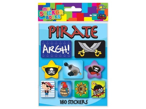 Sticker Book Mini - Pirate 180Pcs