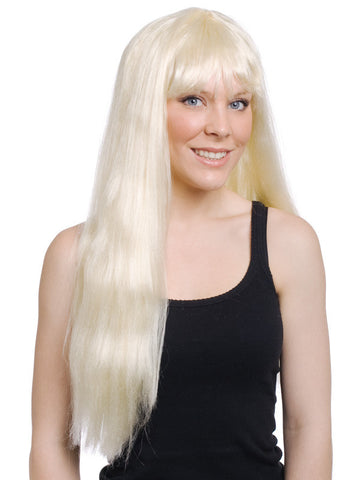 Wig - Long Straight (Blonde)