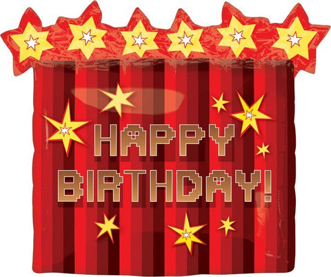 Foil Balloon Supershape - TNT Happy Birthday