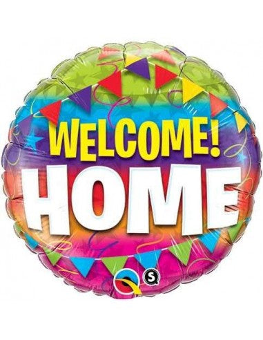 Foil Balloon 18" - Welcome Home Flag Bunting