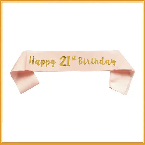 Sash - Happy 21st Birthday