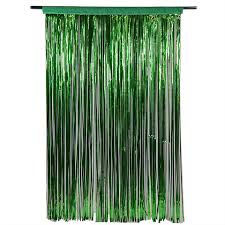 Foil Curtain - Metallic Foil Green