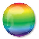 Foil Balloon Orbz - Bubble Balloon Rainbow