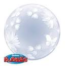 Bubble Balloon 20" - Deco Butterflies & Flowers