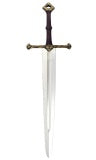 Sword - Medieval Sword with Redwood Look Handle 98cm ( In Store Only )