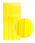 Neon Curtain - Yellow Tinsel Curtain