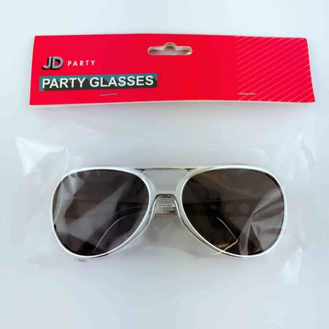 Party Glass Elvis Metallic Gold/Silver