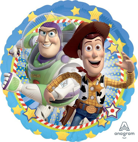 Foil Balloon 18" - Toy Story Woody and Buzz