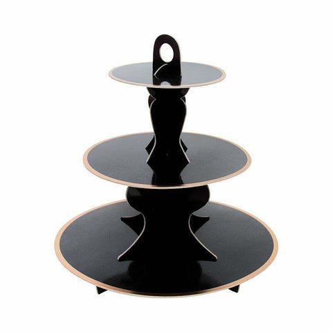 Cupcake Stand - Solid Cake Stand ECO Black