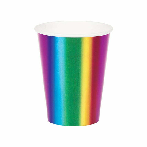 Paper Cups - Rainbow Cups 8PCS