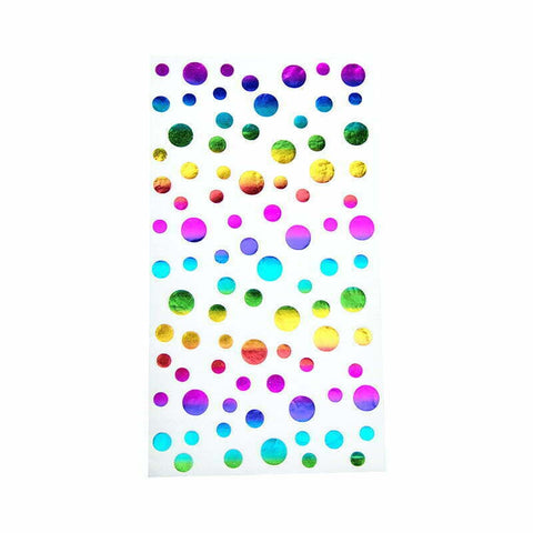 Napkin - Rainbow Foil Dot Napkins Pk16