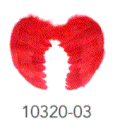 Angel Wings - Feather Red (Small)