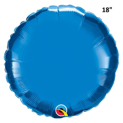 Foil Balloon 18" - Round (Blue)