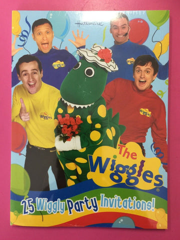 Invites - The Wiggles Pad of 25 Wiggly Party Invitations