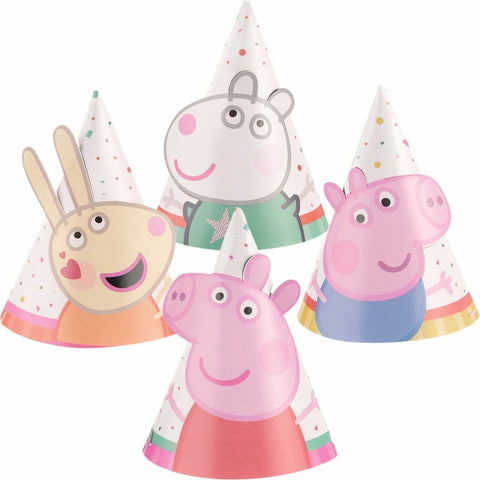 Party Hats - Peppa Pig Birthday Party Mini Paper Hats