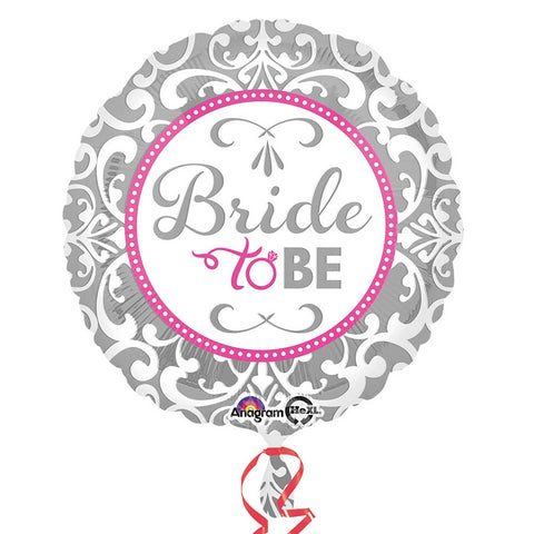 Foil Balloon 18" - Bride To Be Silver