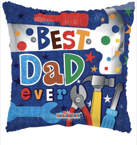 Foil Balloon 18" - Best Dad Ever Handy Tools