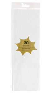 Tissue Paper - White 20 Sheet